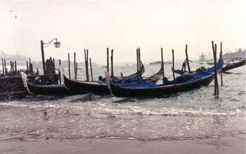 Italy-Venice-Gandolas